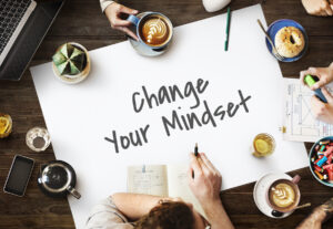Change Your Mindset Positive Concept