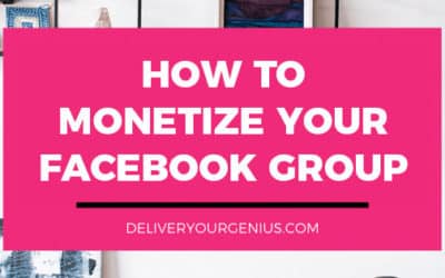 How to Monetize your Facebook Group